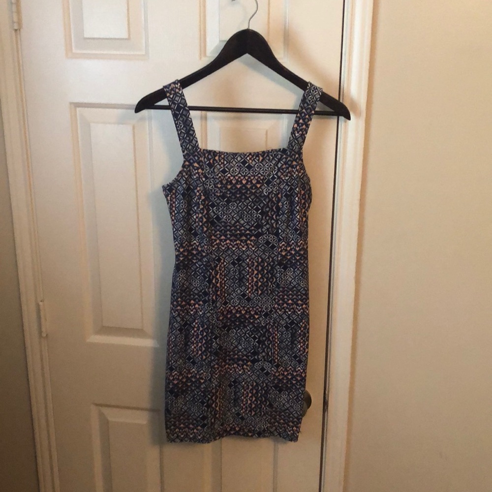 geometrical midi dress